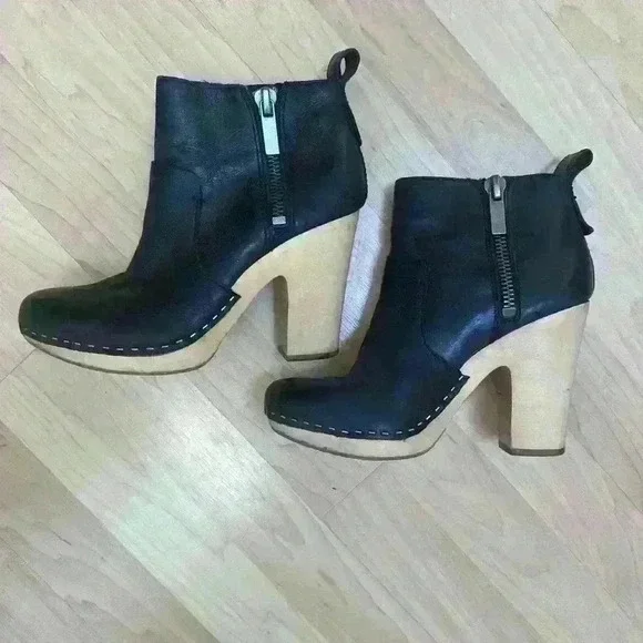 Dolce Vita Ankle Booties Black Zip Boots size 38 💞 - Picture 2 of 5